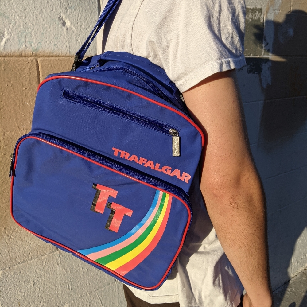 VINTAGE TRAFALGAR 80'S SHOULDER BAG TOTE